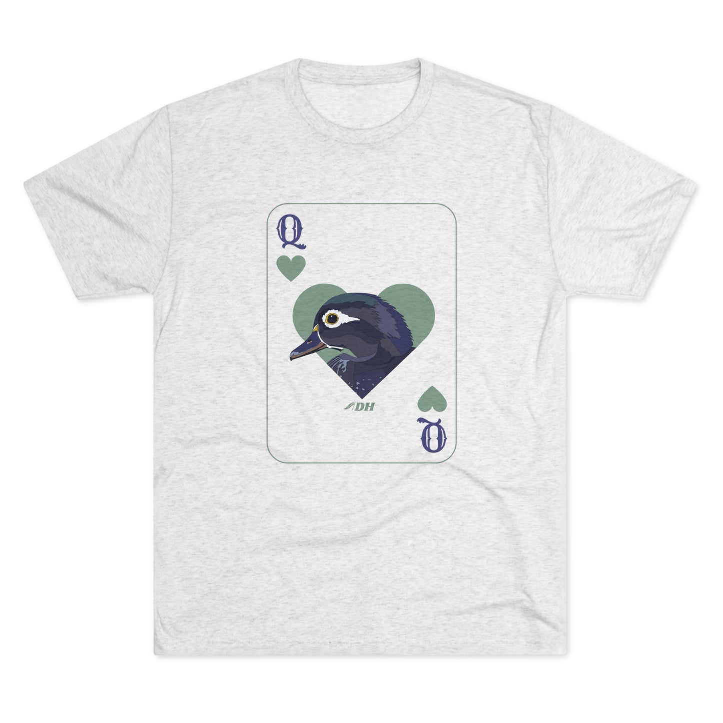The Queen of Our Hearts Tee (Olive/Purple Version)