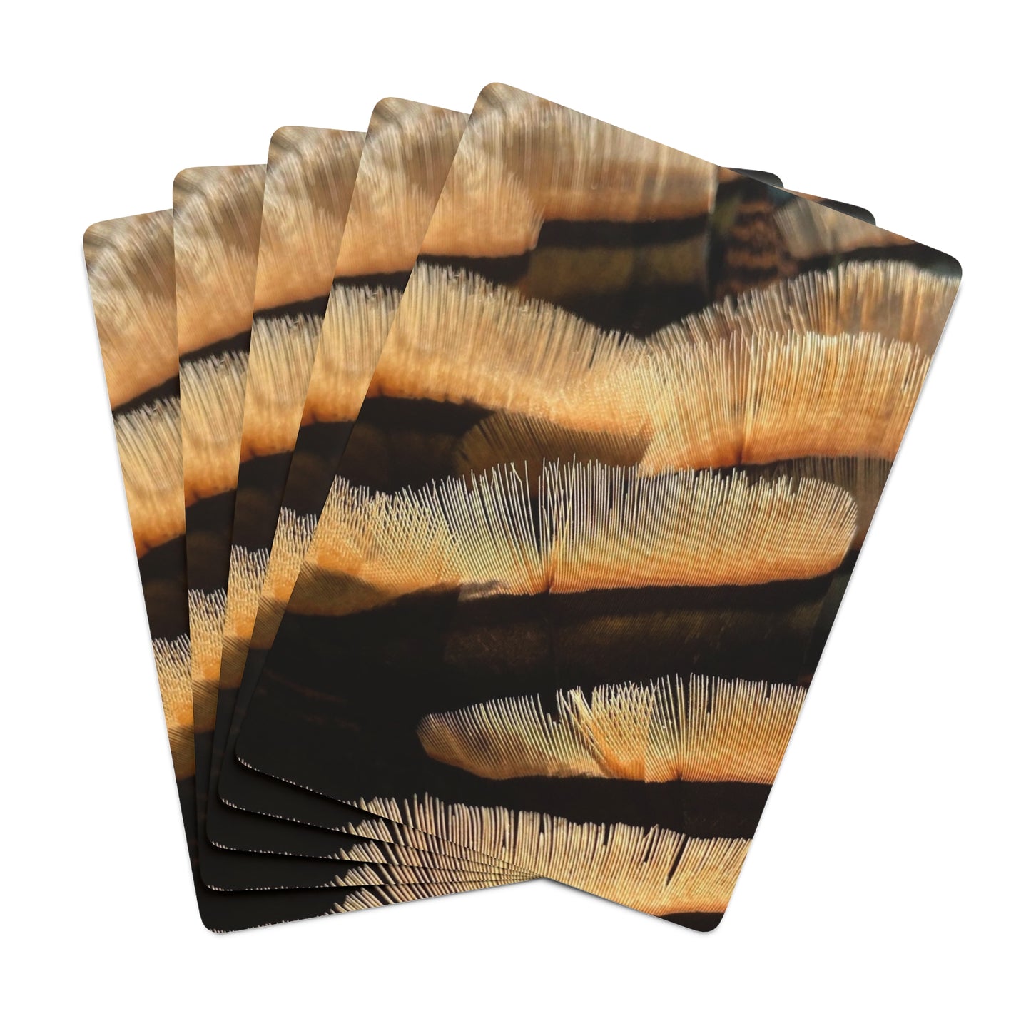 Turkey Feather Playing Cards