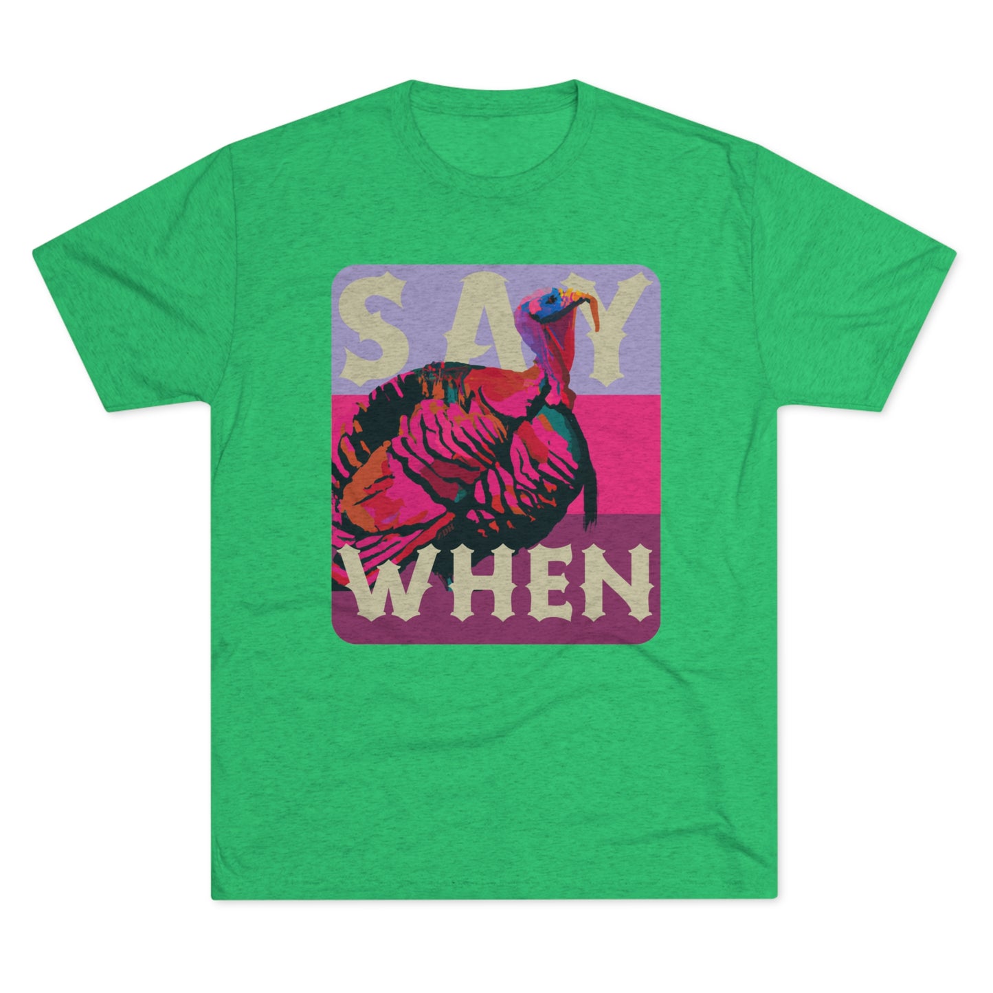 SAY WHEN Turkey Tee (Spring Versions)