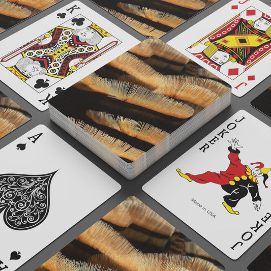 Turkey Feather Playing Cards