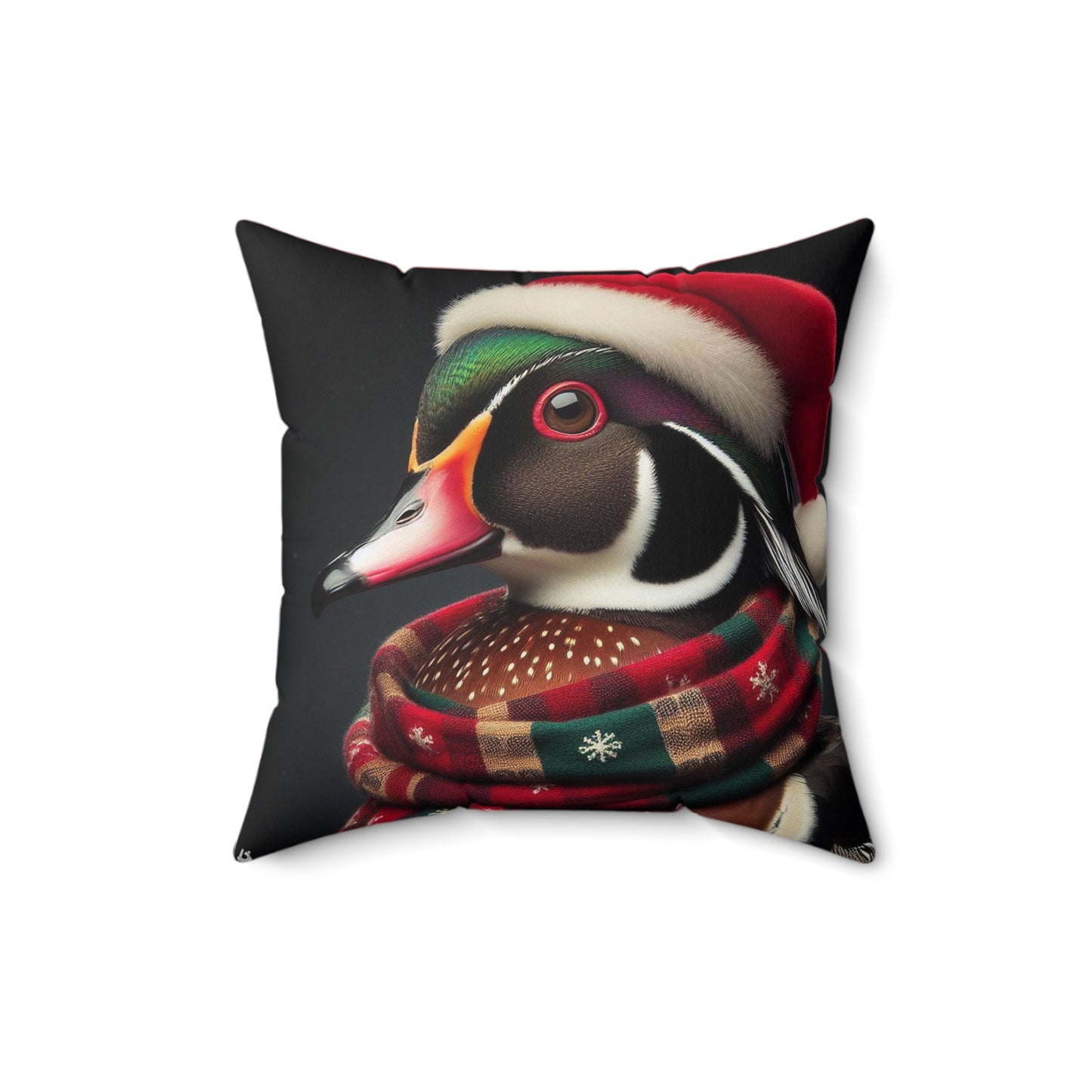 Wood Duck Holiday Pillow
