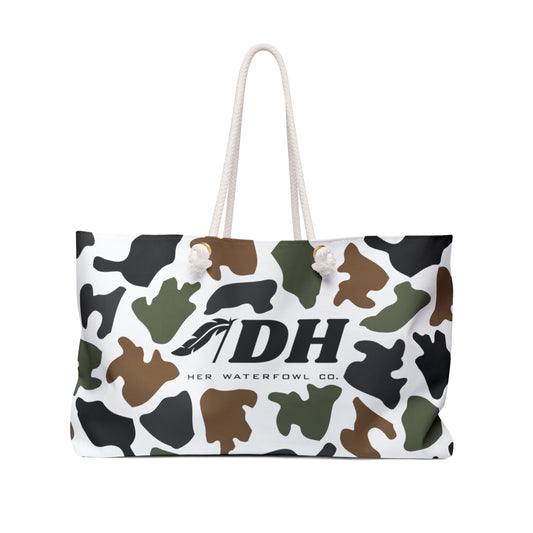 OLD SCHOOL DH Weekender Bag (Black DH/White Background)