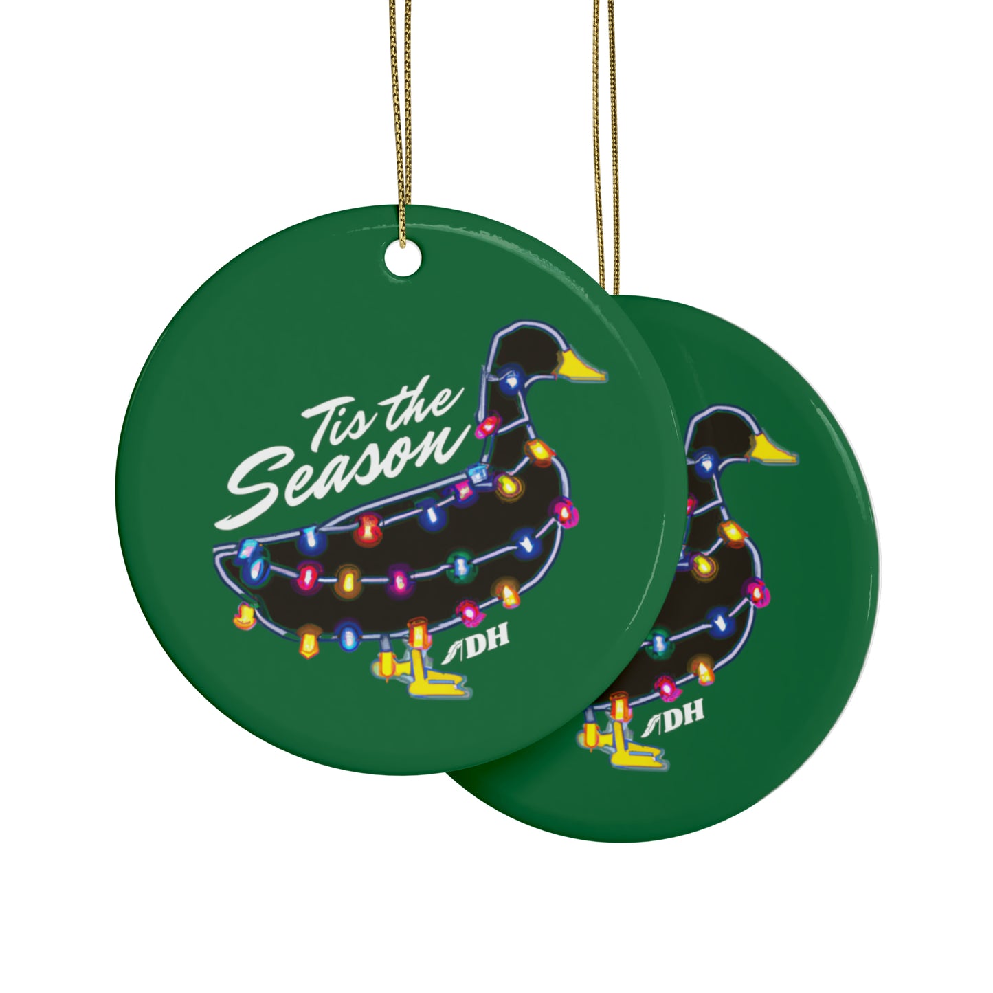 Tis the Season Ornaments - Green