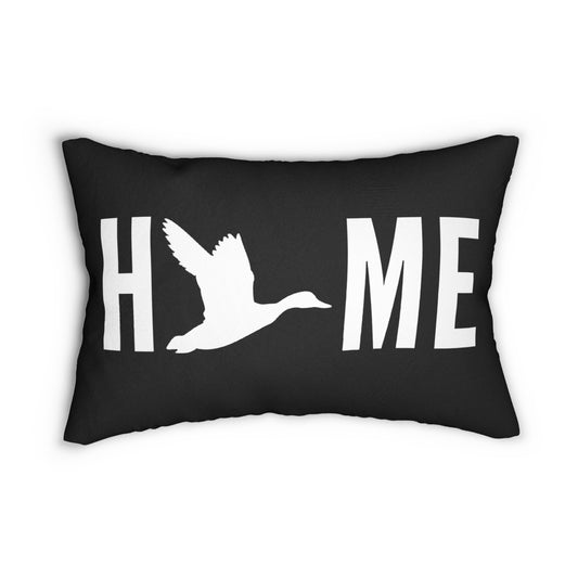 HOME Pillow in Black (20x14")