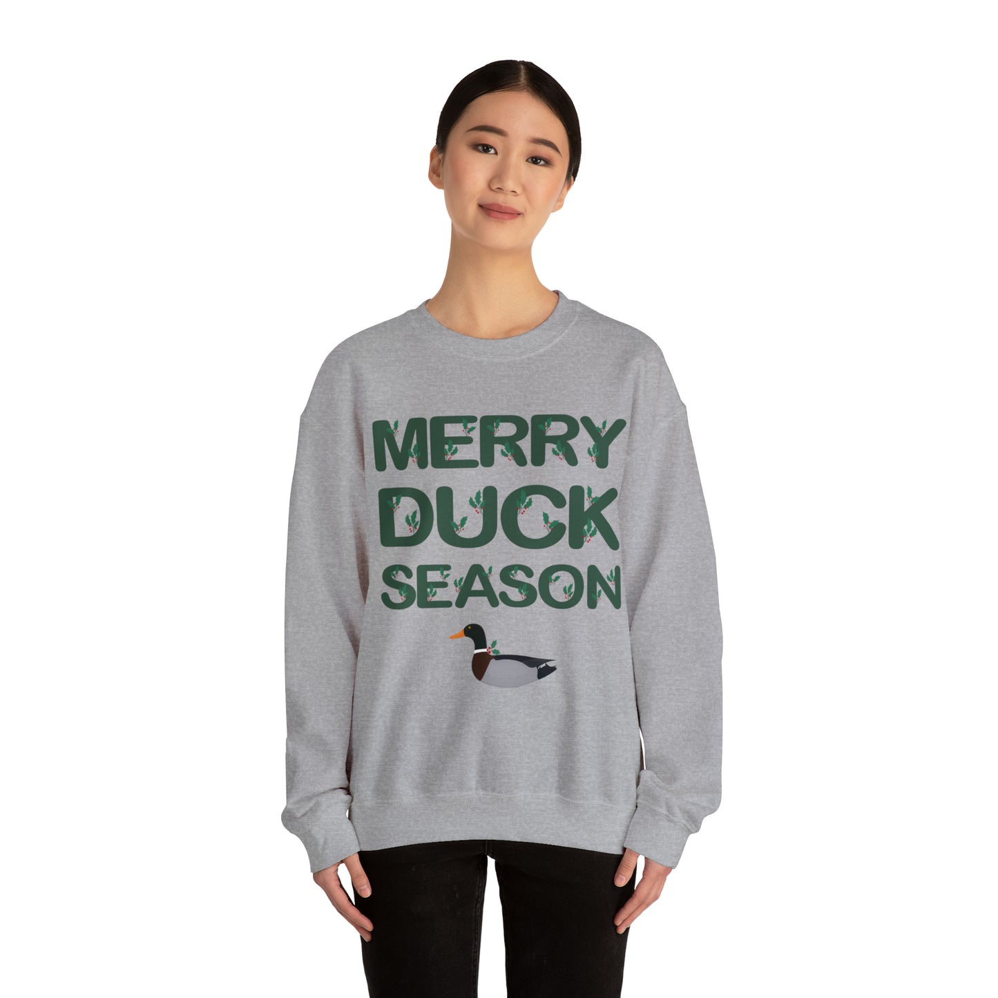 Merry Duck Season Crew Sweatshirt