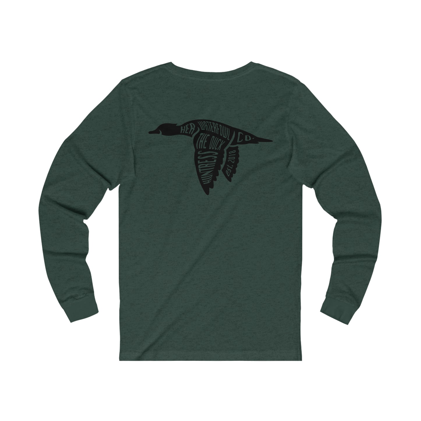 Wood Duck Long Sleeve Shirt (Back Design Shown/Black Ink Versions)