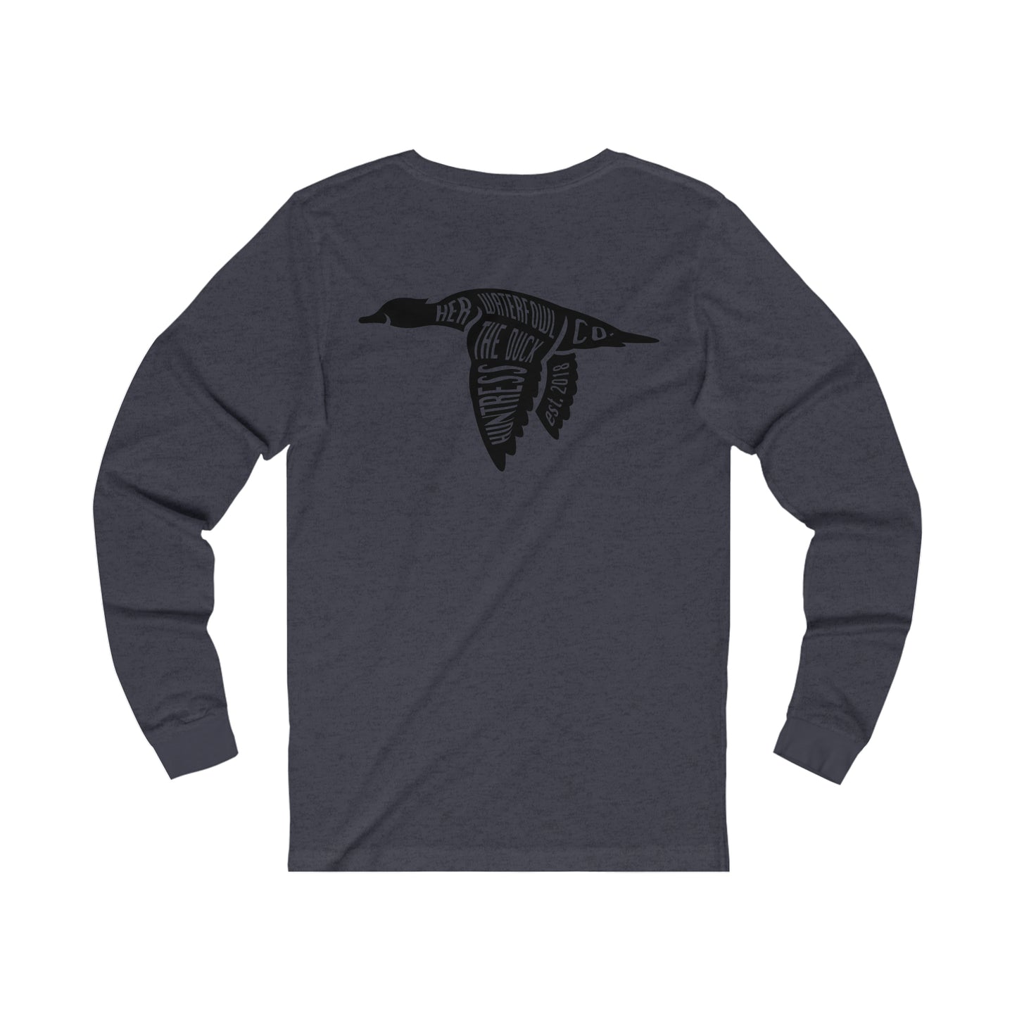 Wood Duck Long Sleeve Shirt (Back Design Shown/Black Ink Versions)