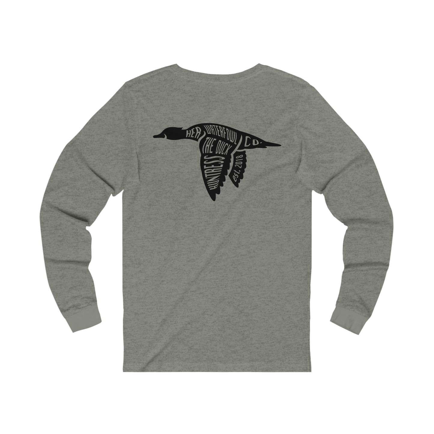 Wood Duck Long Sleeve Shirt (Back Design Shown/Black Ink Versions)