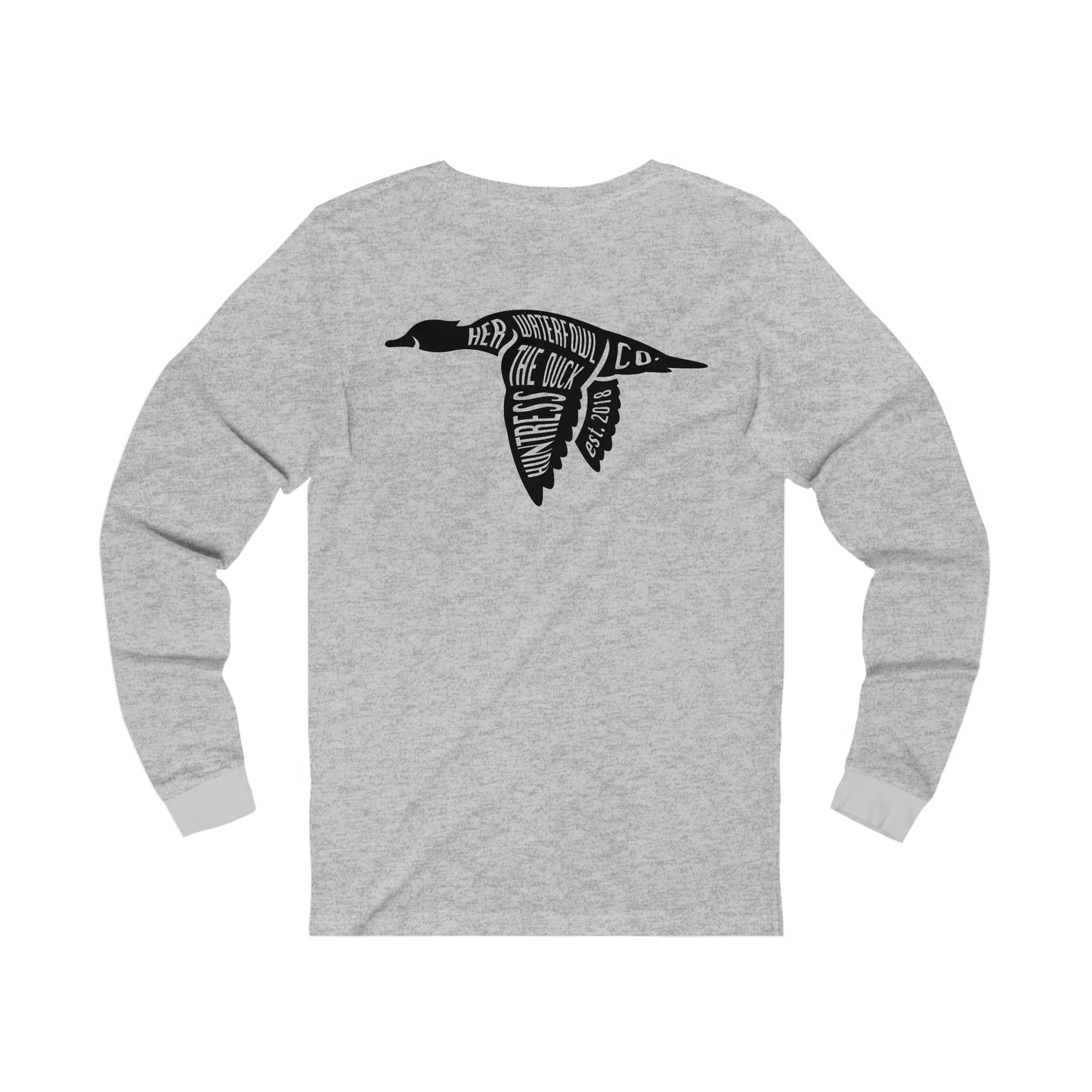 Wood Duck Long Sleeve Shirt (Back Design Shown/Black Ink Versions)