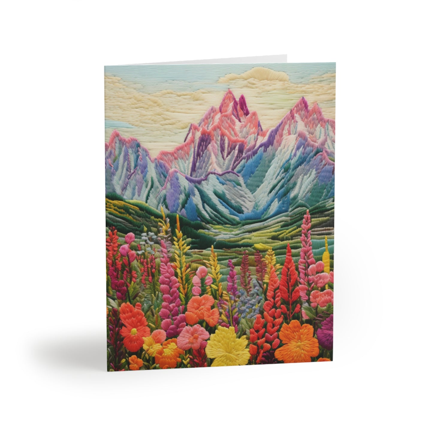 Mountain Flowers Cards (Blank Inside)