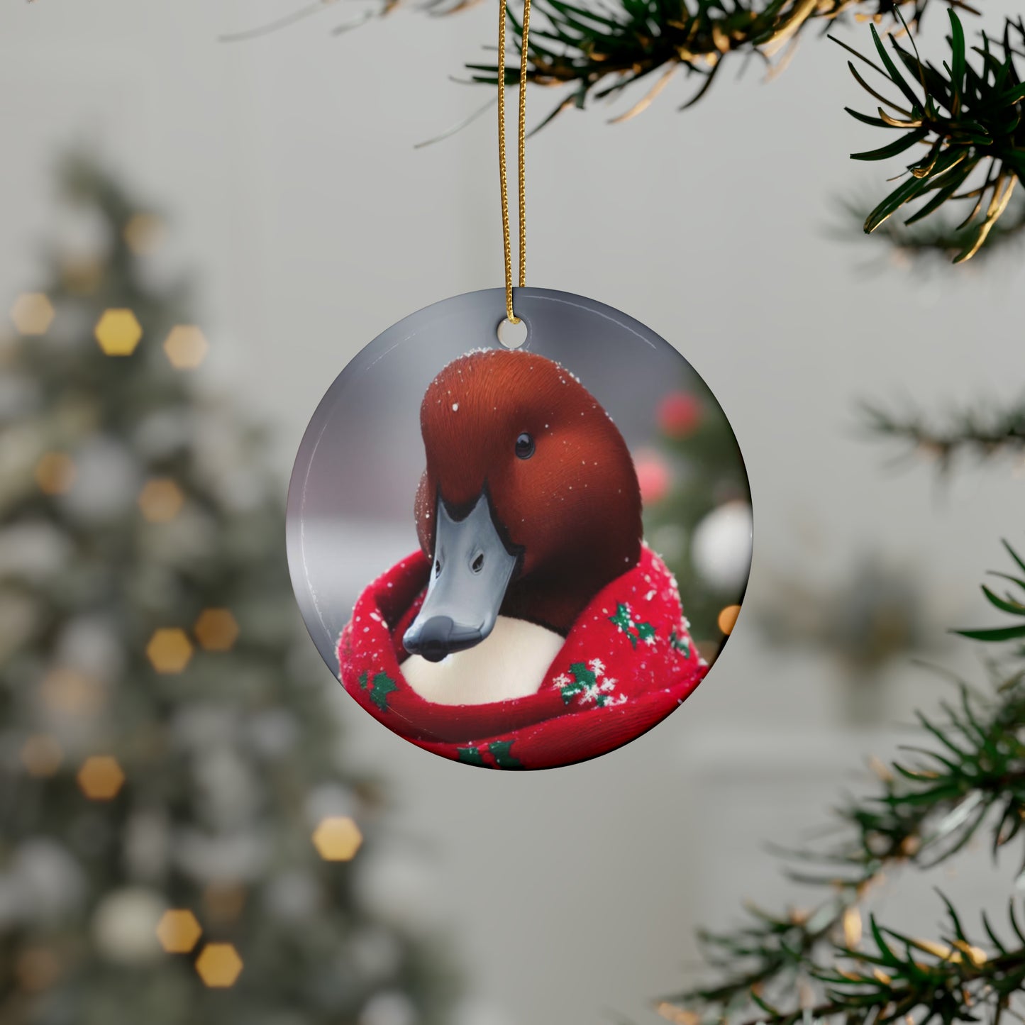 Christmas Redhead Ornaments