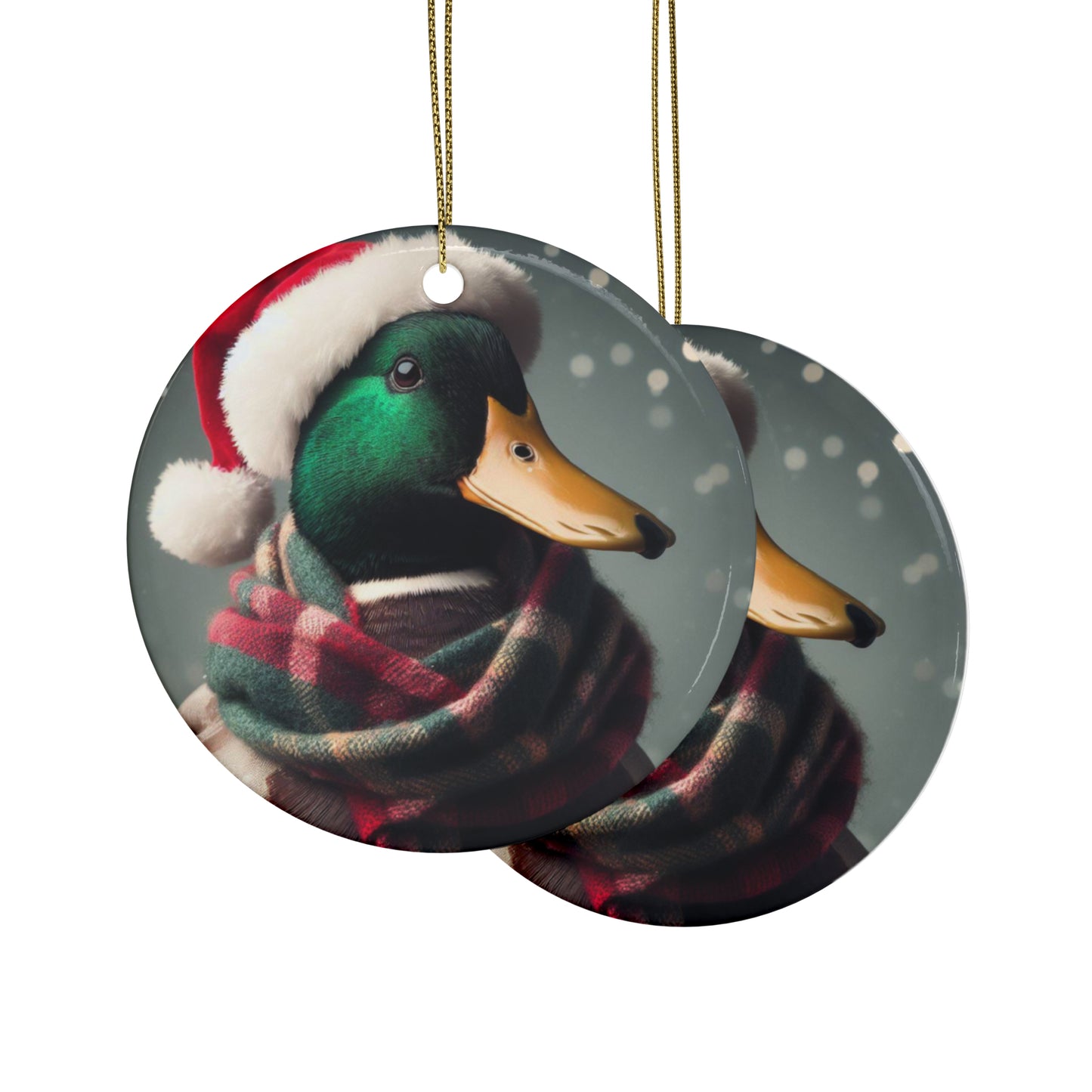 Christmas Mallard Ornaments