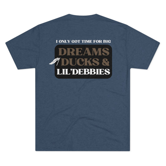 Dreams, Ducks & Lil' Debbies Tee (BACK DESIGN SHOWN / Multiple Colors)