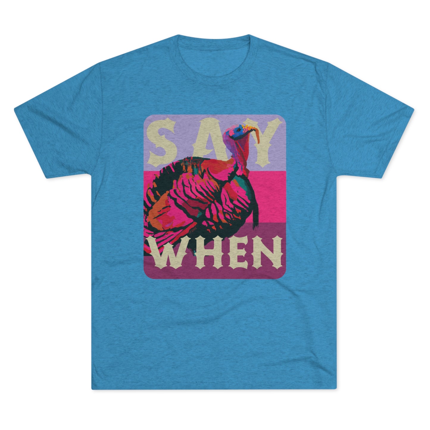 SAY WHEN Turkey Tee (Spring Versions)