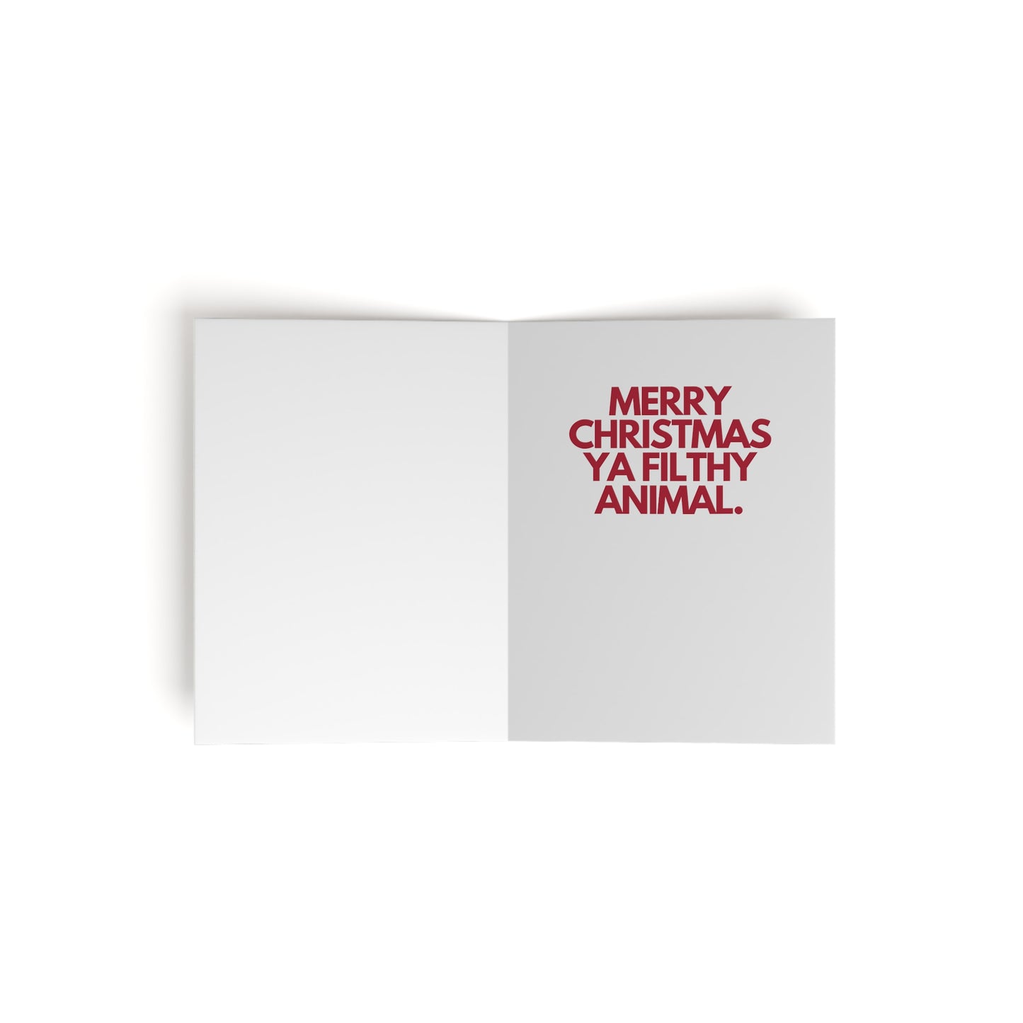 YA FILTHY ANIMAL Holiday Cards