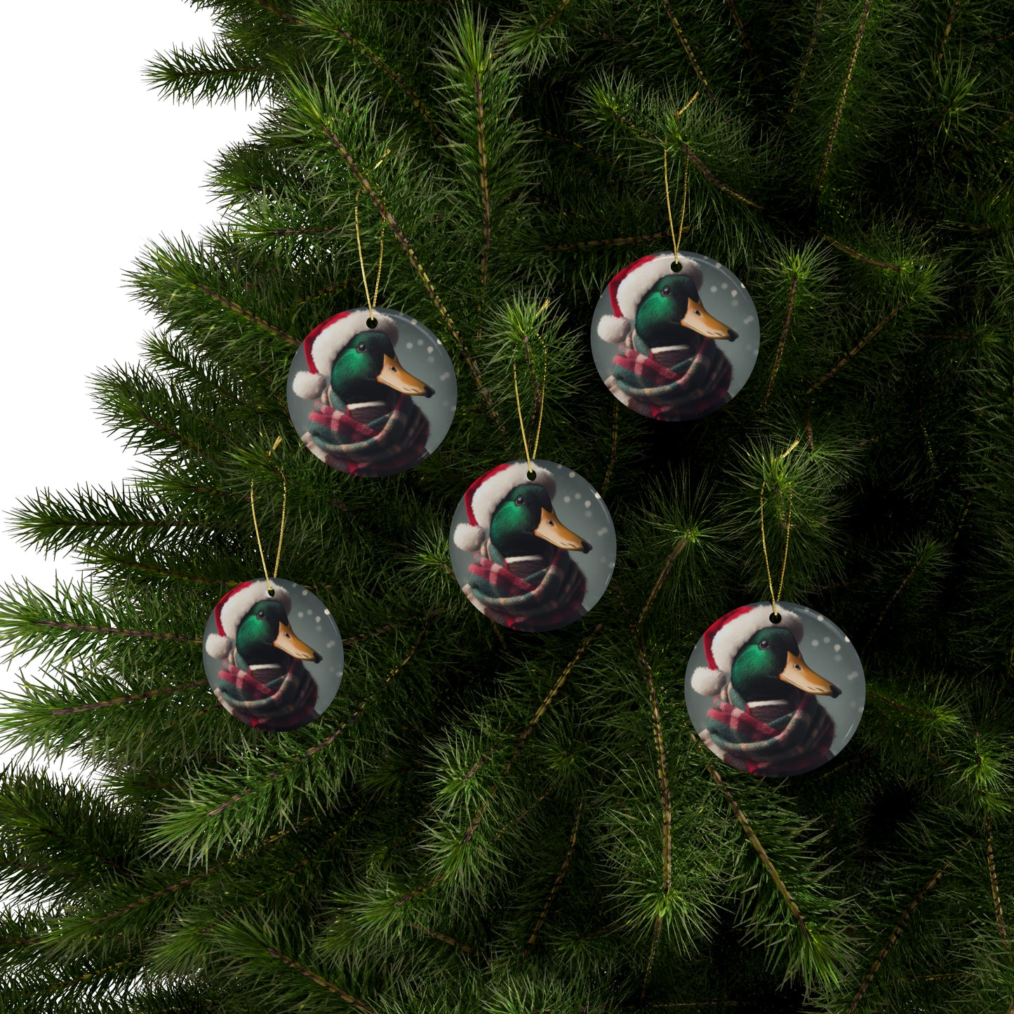 Christmas Mallard Ornaments