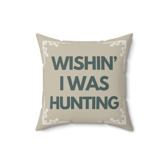 WISHIN' Pillow in Cream/Olive