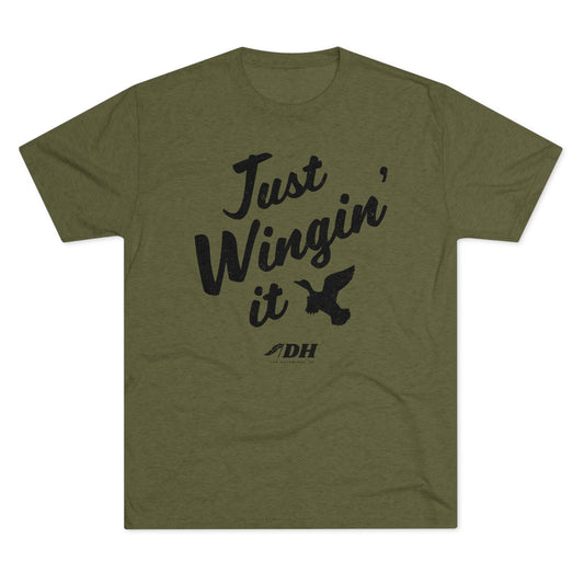 Just Wingin' It Tee (Black Versions)