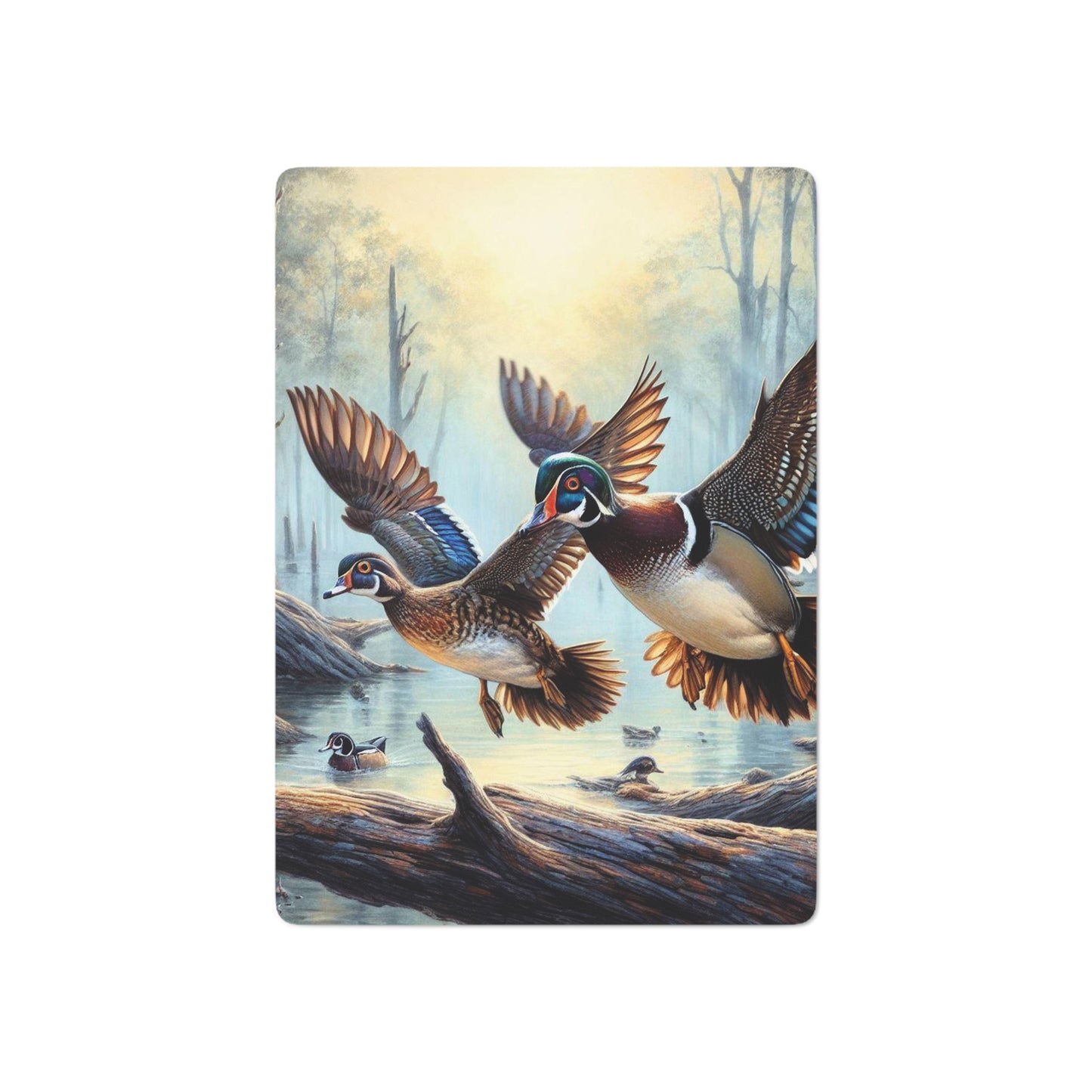 Wood Ducks Playing Cards