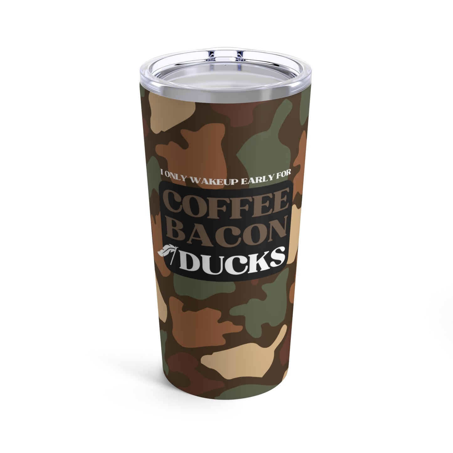 Coffee, Bacon & Ducks Brown Tumbler (20oz)