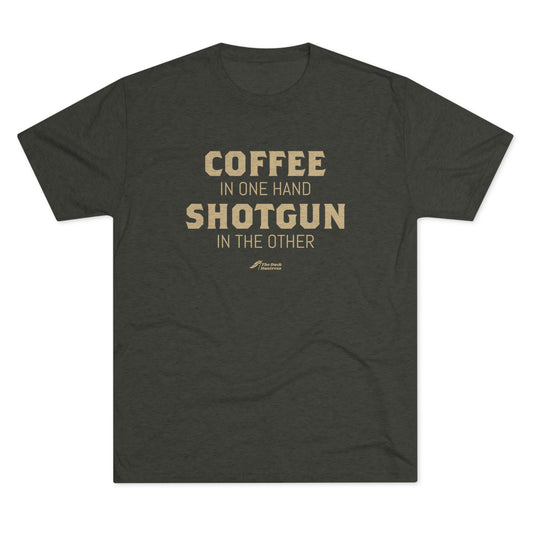 Coffee & Shotguns Tee (Tan Ink Versions)