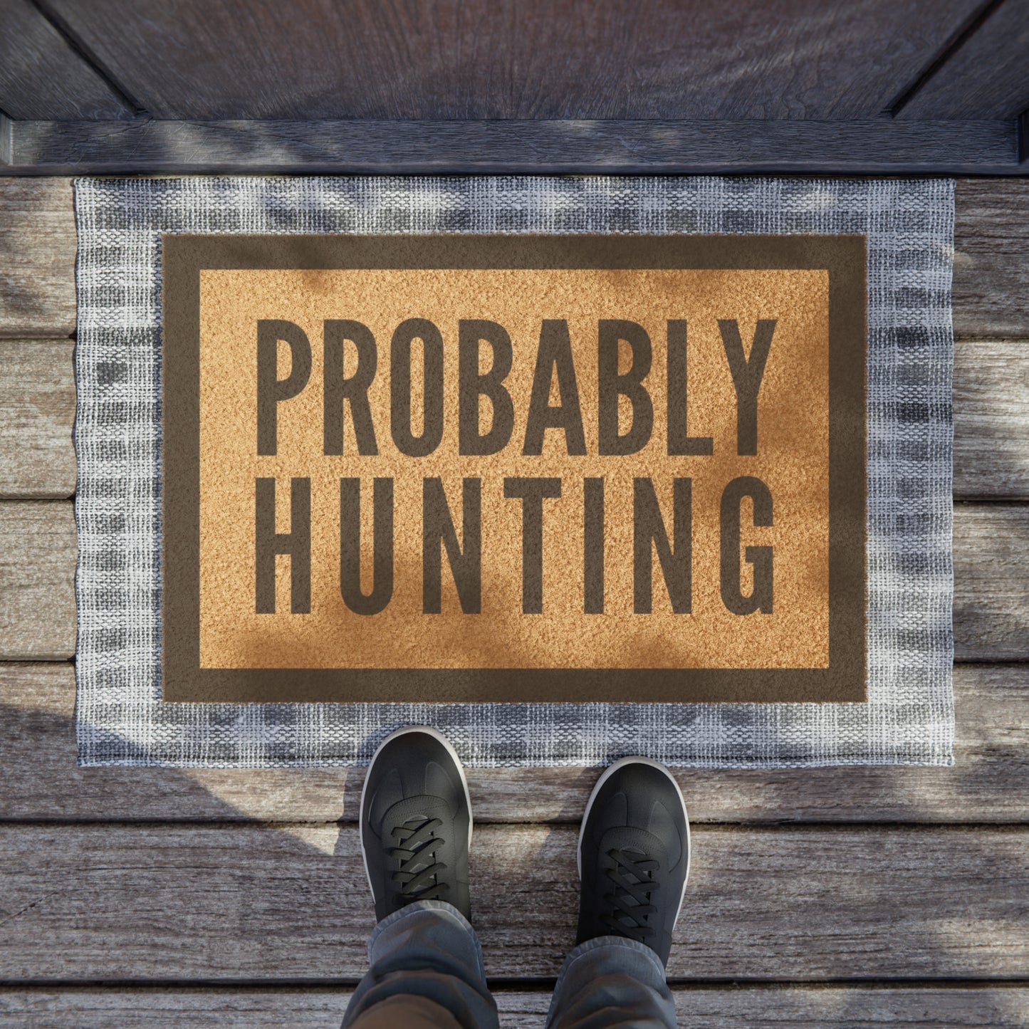 PROBABLY HUNTING Doormat