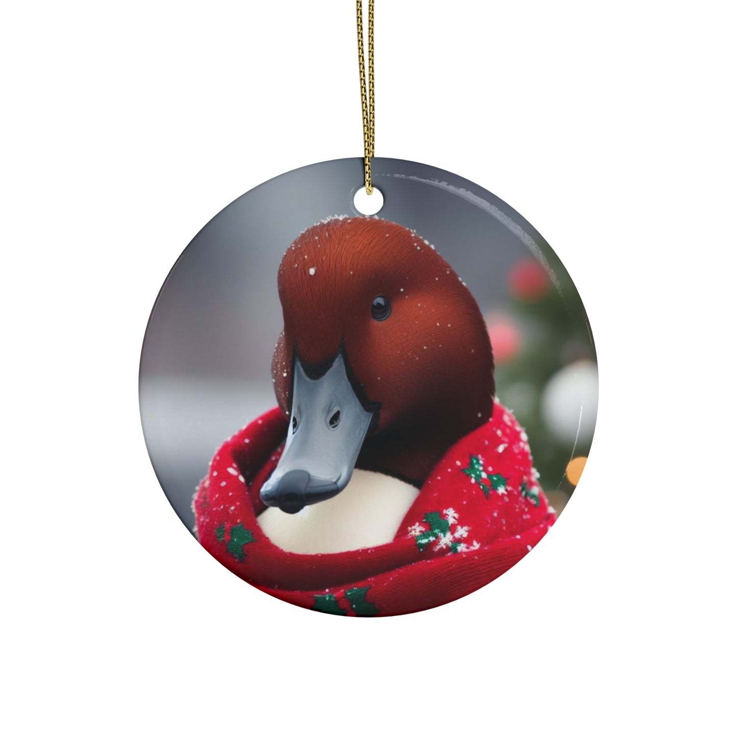 Christmas Redhead Ornaments