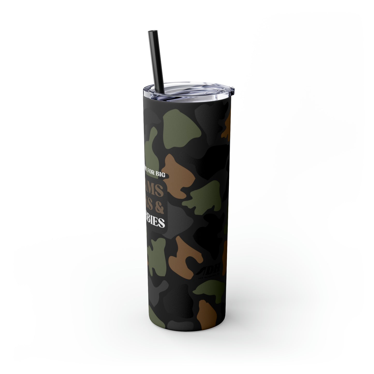 Dreams, Ducks & Lil' Debbies Skinny Tumbler with Straw (Multiple Colors)