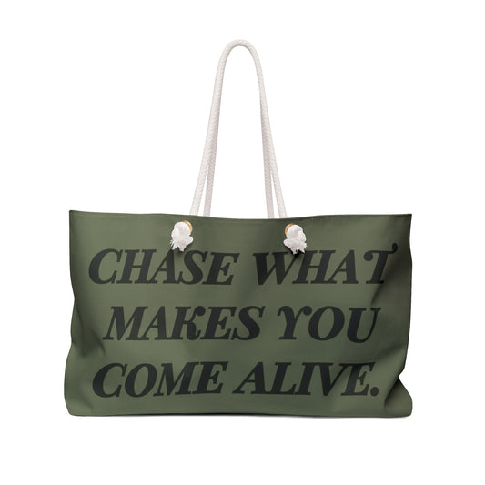 DH CHASE Weekender Bag (Black/Olive)