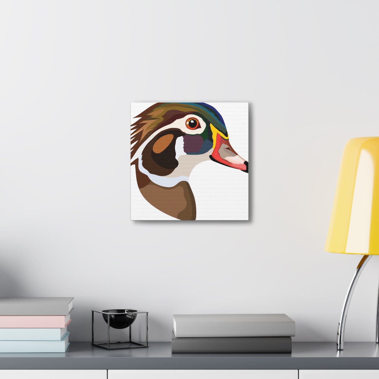 Woodie Duck Canvas Gallery Wrap (12x12")