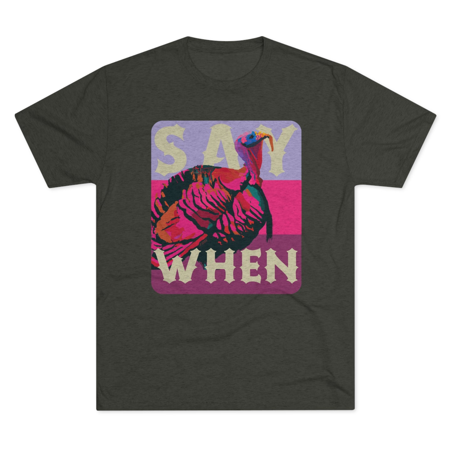 SAY WHEN Turkey Tee (Spring Versions)