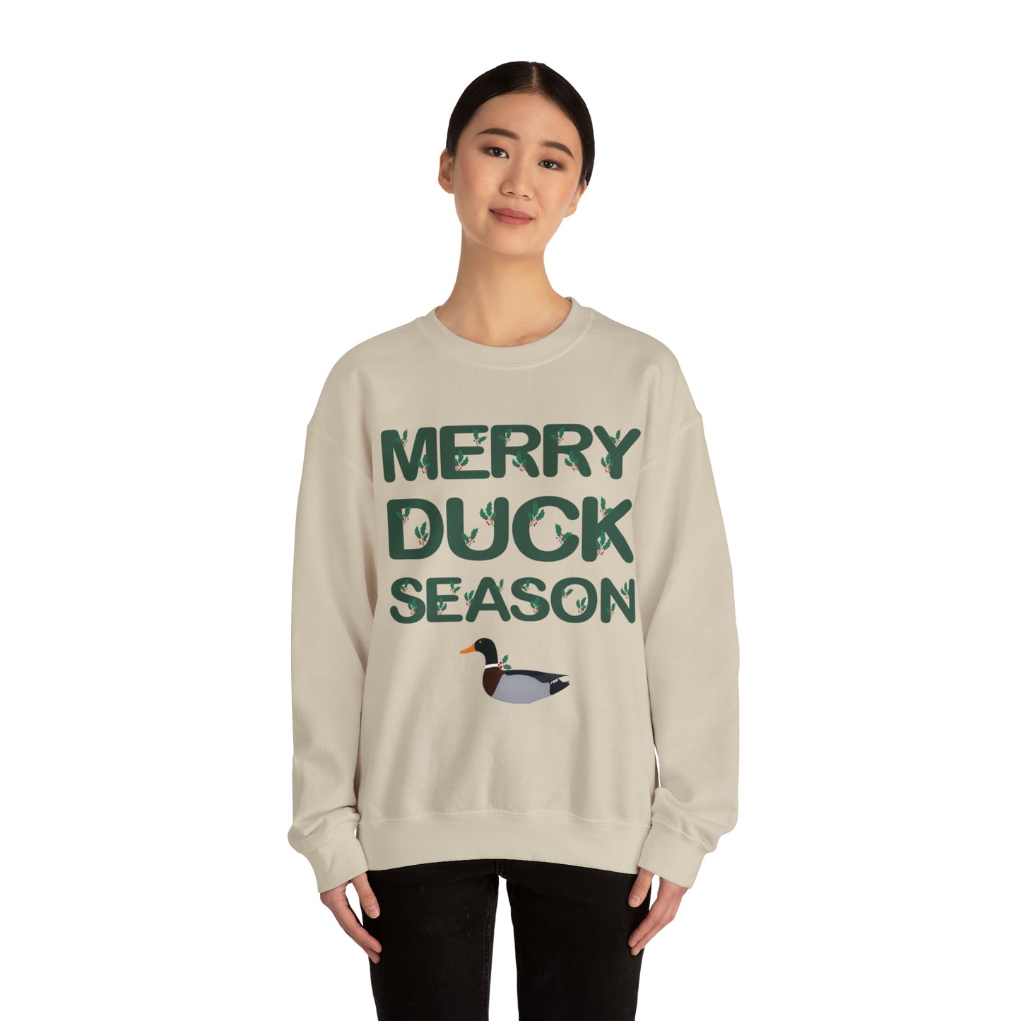 Merry Duck Season Crew Sweatshirt