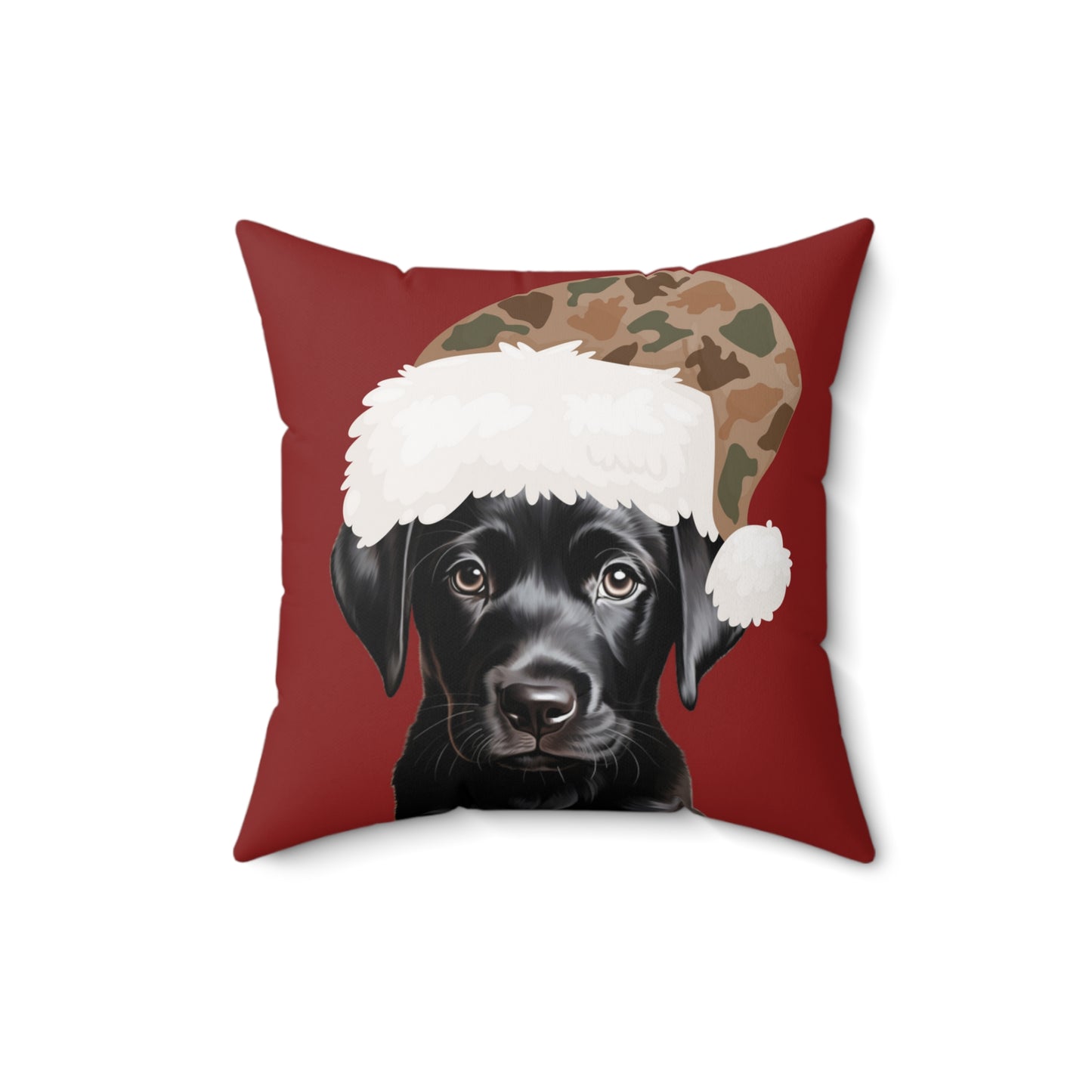 Duck Dog Holiday Pillow