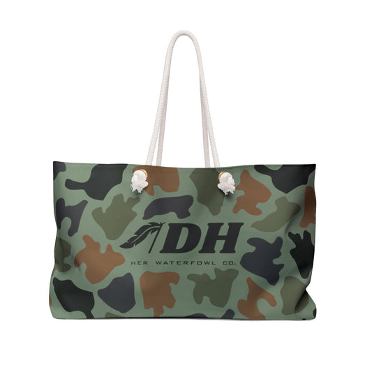 OLD SCHOOL DH Weekender Bag (Black DH/Olive Background)