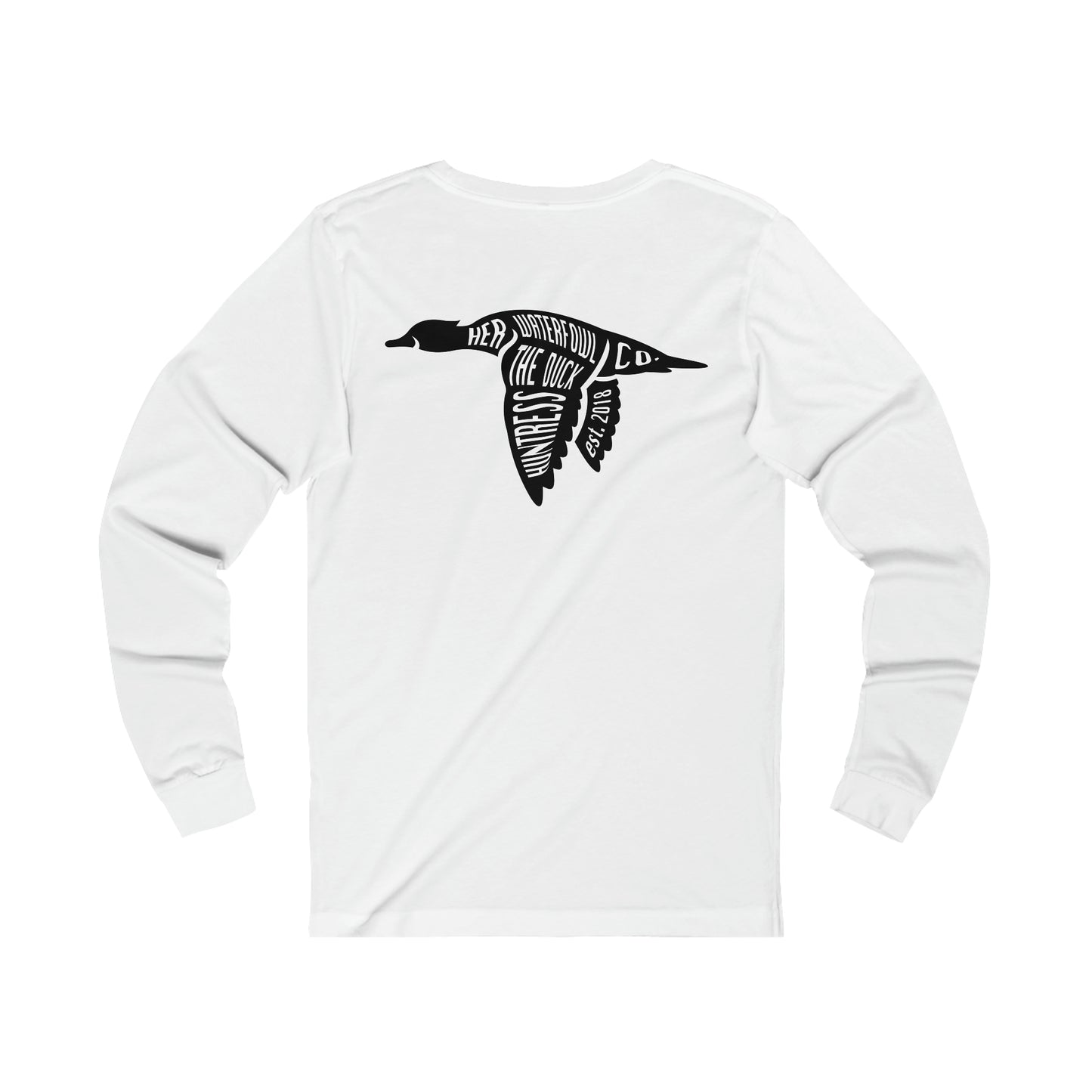 Wood Duck Long Sleeve Shirt (Back Design Shown/Black Ink Versions)