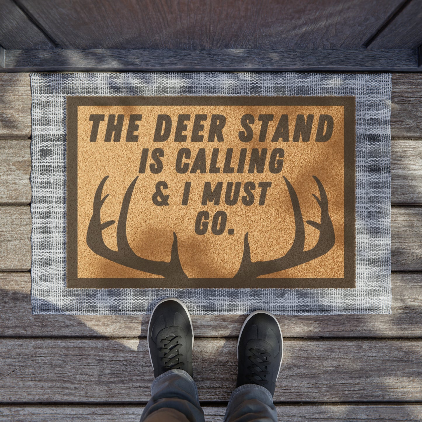 DEER BLIND Doormat