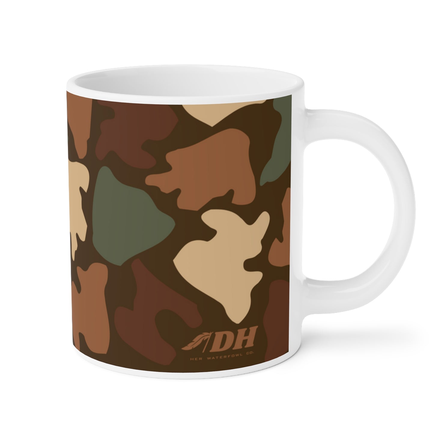 Coffee, Bacon & Ducks Camo Mug (20oz)