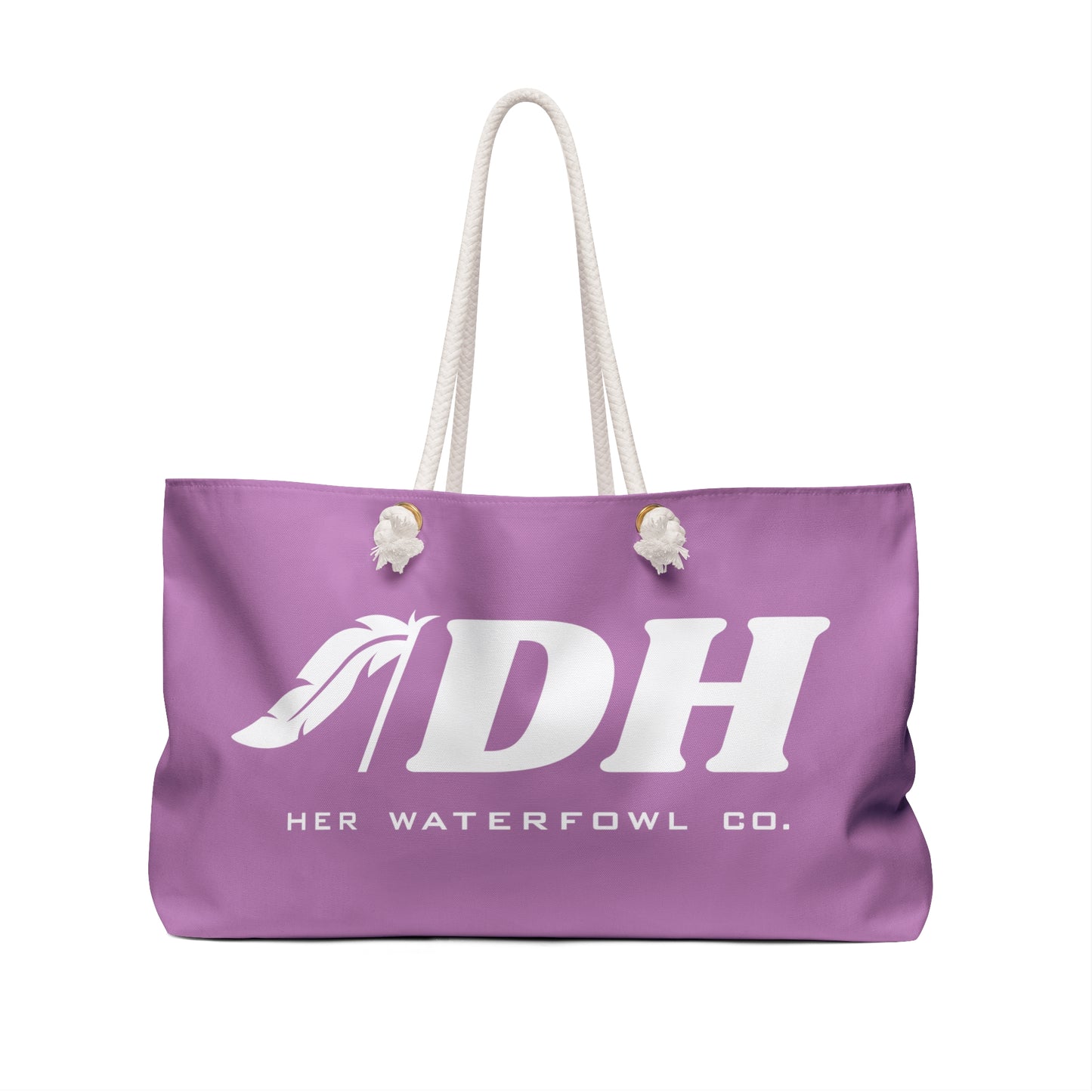 DH CHASE Weekender Bag (White//Lilac)