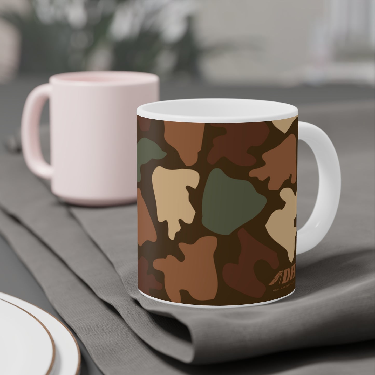 Coffee, Bacon & Ducks Camo Mug (20oz)