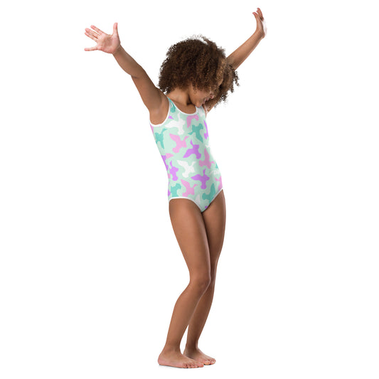 KIDS - Cotton Candy Ducks Bathing Suit