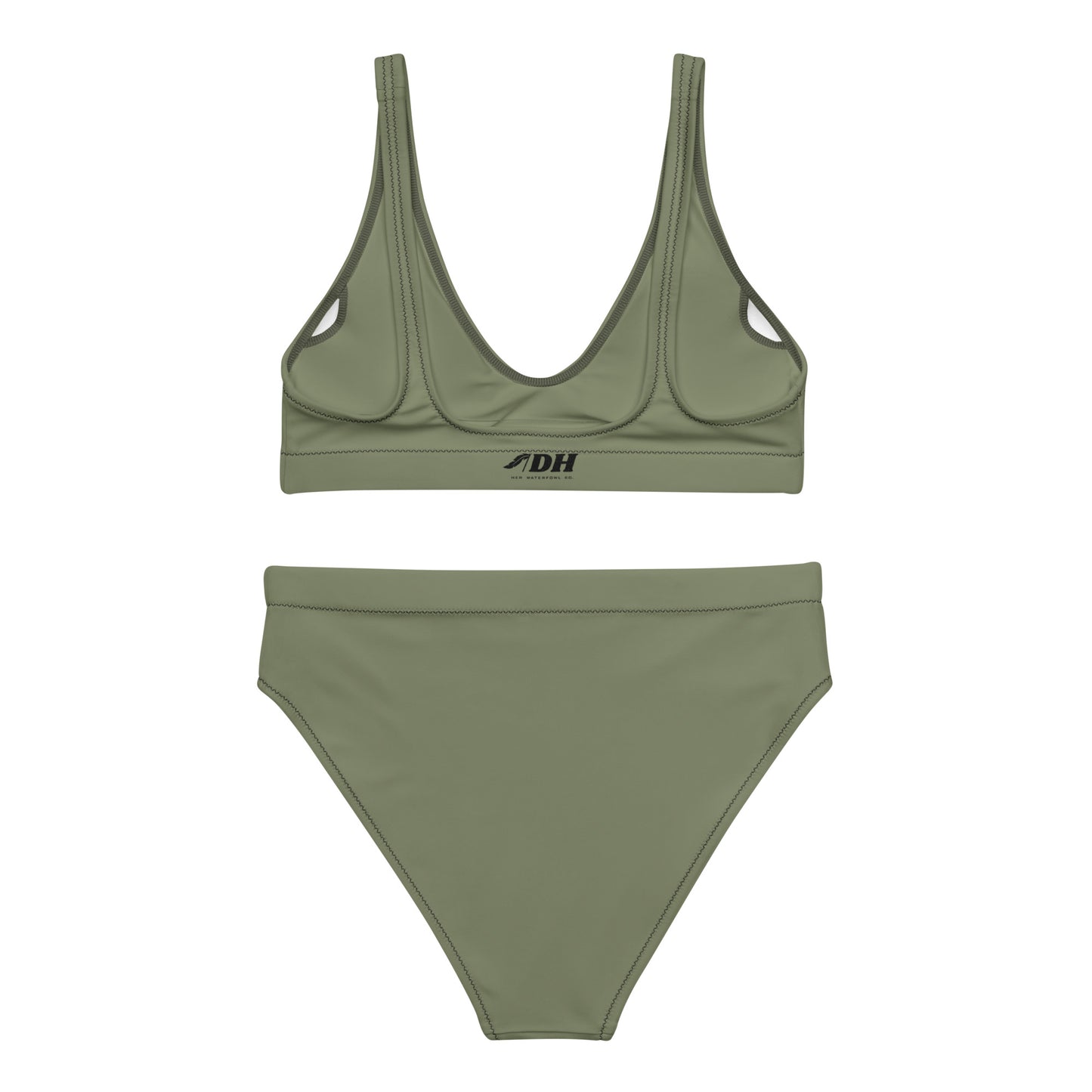 DH Lil' Debbie Prostaff Bikini Set in Light Olive/Black