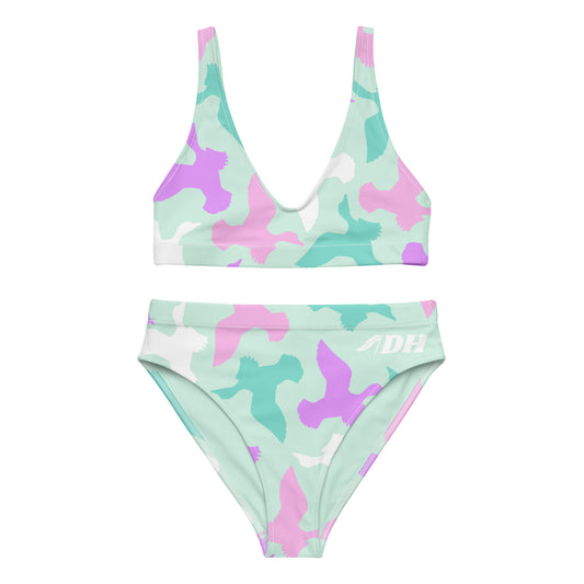 DH Full Cotton Candy Ducks Bikini Set in Aqua