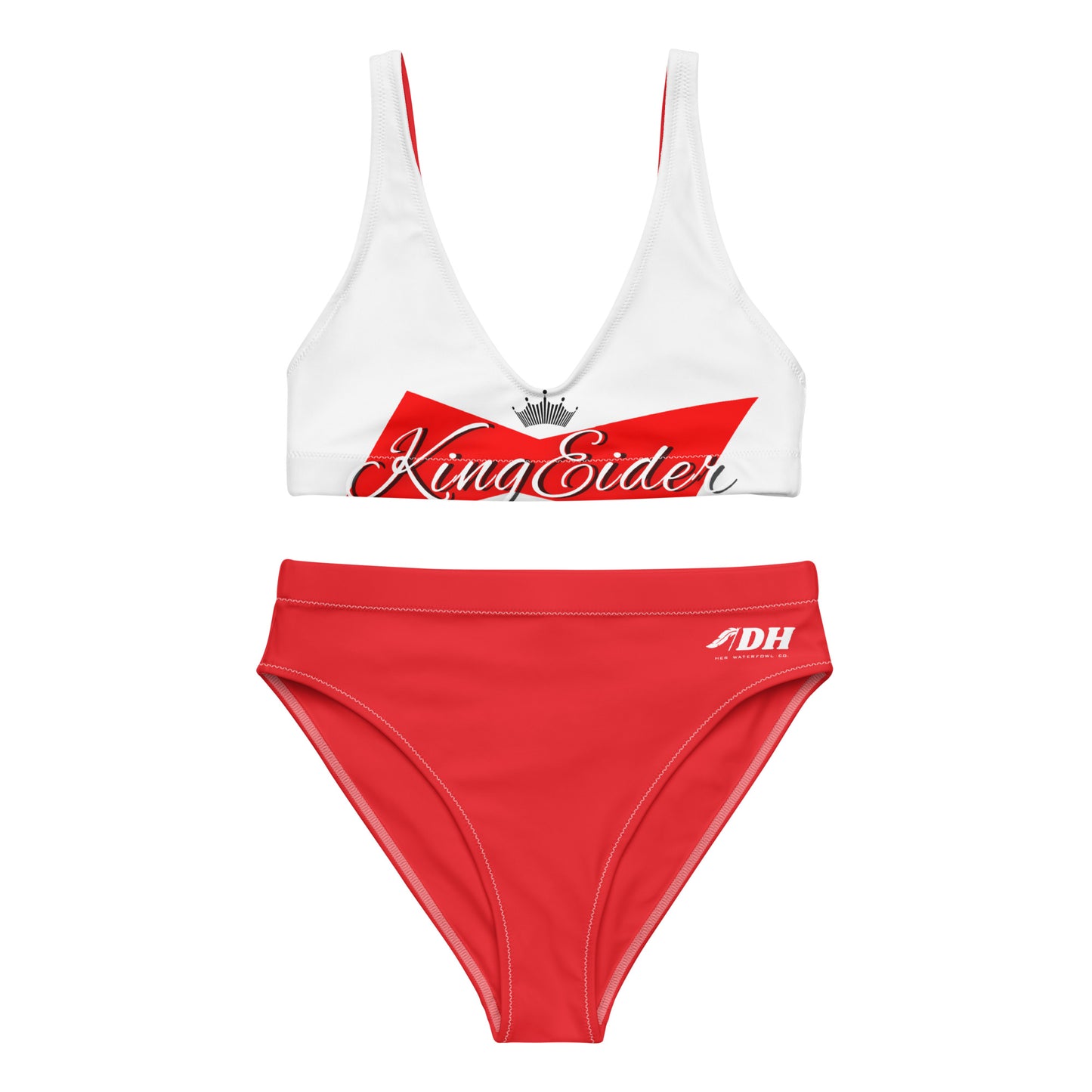 DH King Eider Bikini Set in White/Cherry