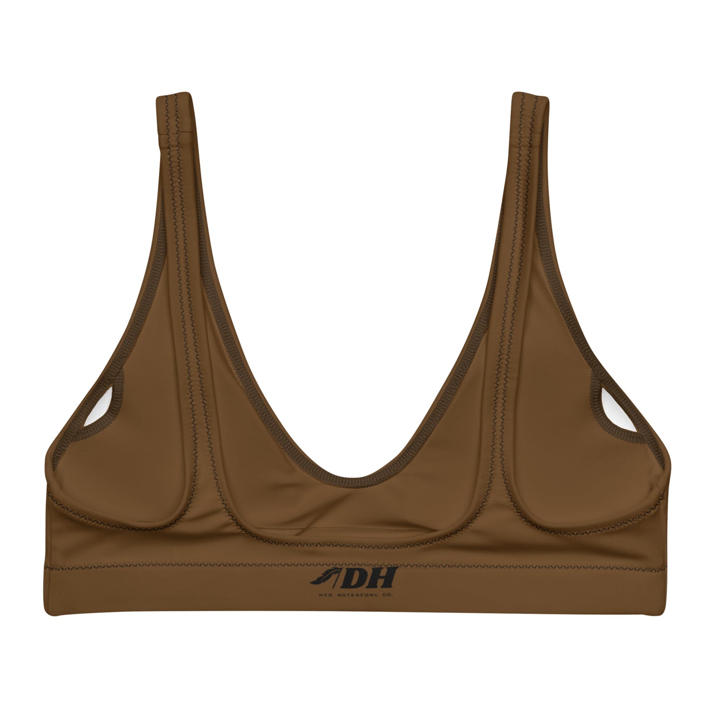 DH Lil' Debbie Prostaff Bikini Top in Brown/Black