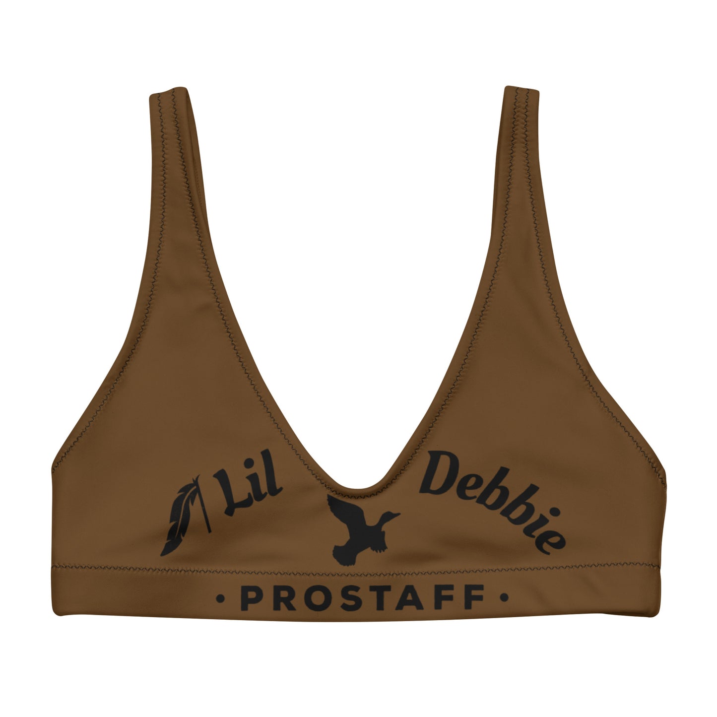 DH Lil' Debbie Prostaff Bikini Top in Brown/Black