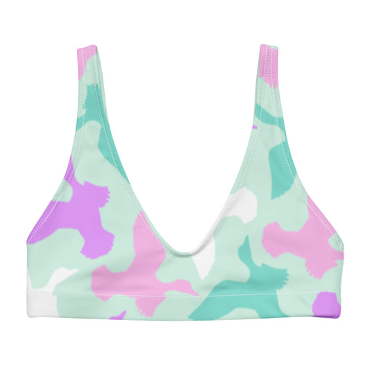 DH Cotton Candy Ducks Bikini Top in Aqua