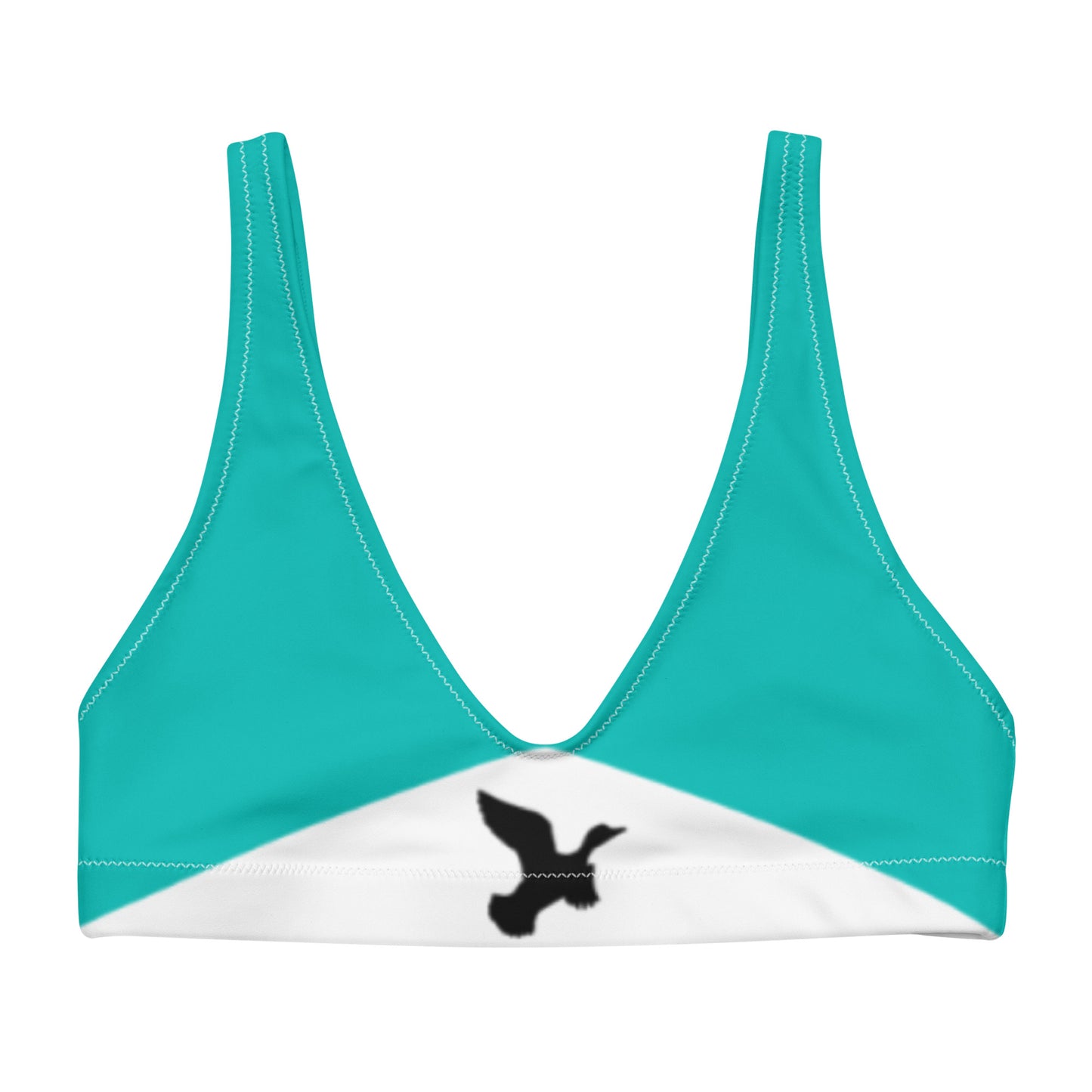 DH Smoked 'Em Bikini Top in Turquoise