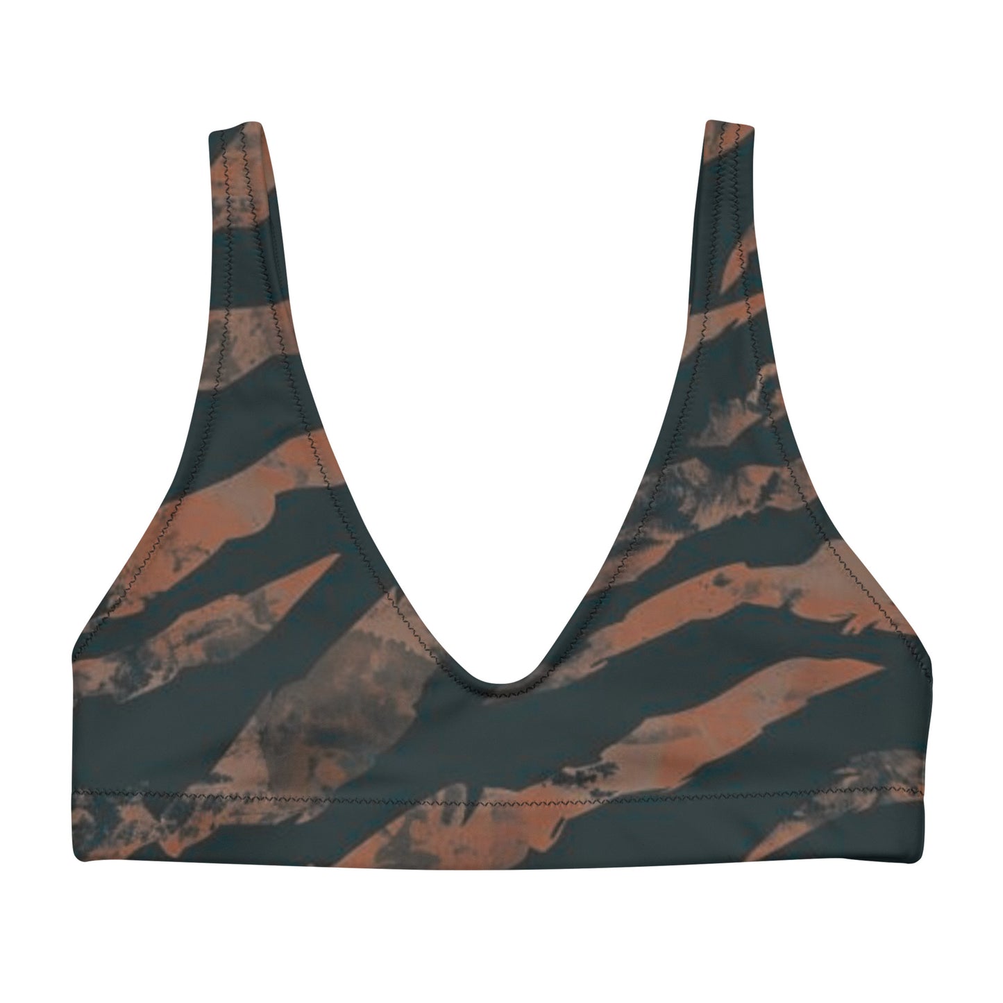 DH CHASE CAMO Bikini Top in Rust