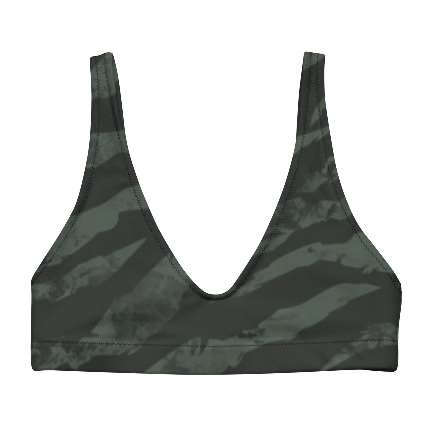 DH CHASE CAMO Bikini Top in Evergreen