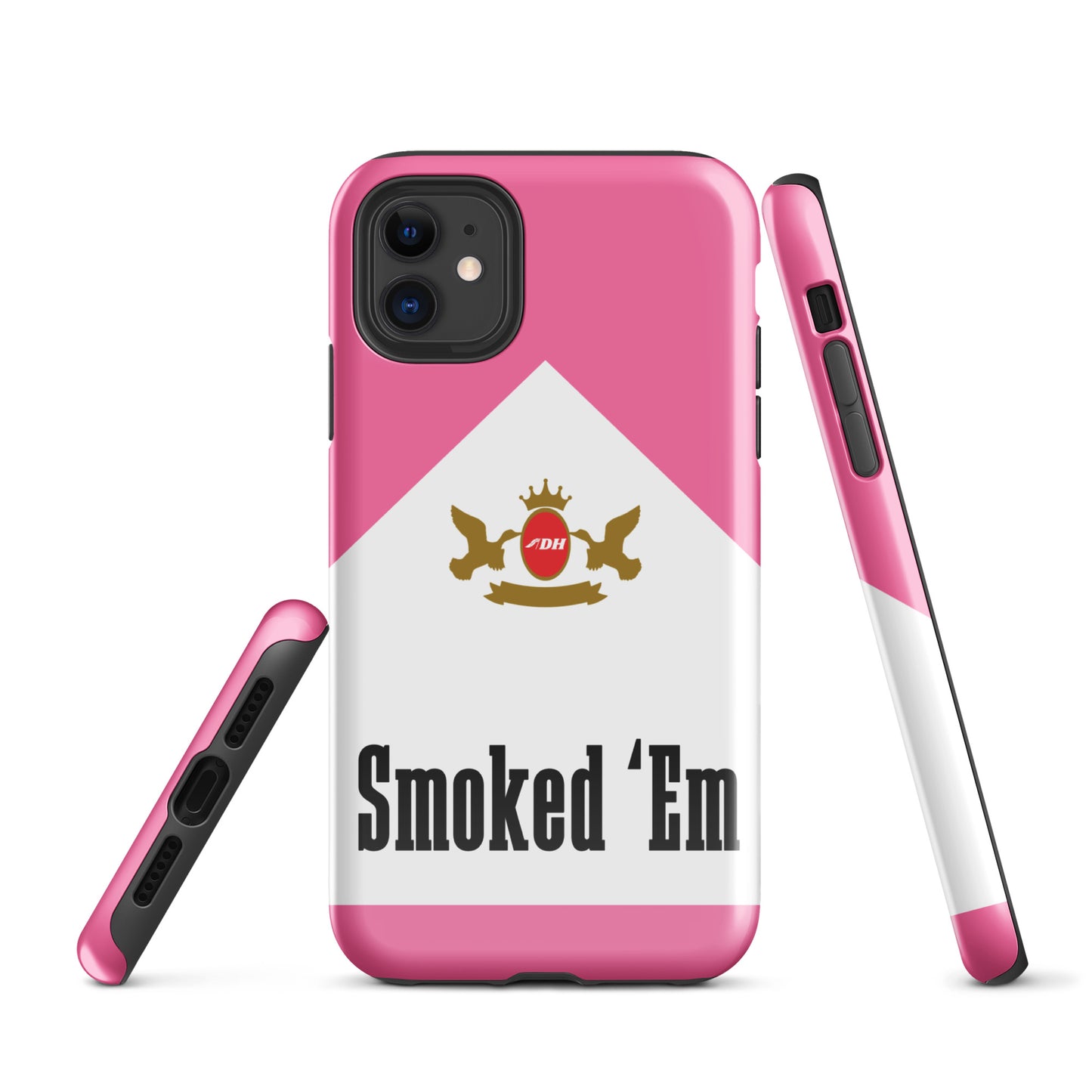 DH SMOKED 'EM Tough Case for iPhone® in Rose